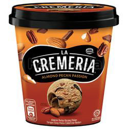 LA CREMERIA Ice Cream Almond Pecan Passion 750ml LA CREMERIA Ice Cream Almond Pecan Passion 750ml