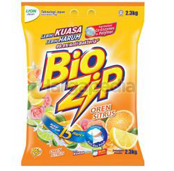Bio Zip Detergent Powder Orange 2.3kg Bio Zip Detergent Powder Orange 2.3kg
