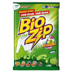 Bio Zip Detergent Powder Lime 3.8kg Bio Zip Detergent Powder Lime 3.8kg