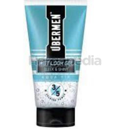 Uber Men Aqua Fix Hair Gel Wet Look 150ml Uber Men Aqua Fix Hair Gel Wet Look 150ml