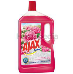 Ajax Fabuloso Floor Cleaner Rose Fresh 3lit Ajax Fabuloso Floor Cleaner Rose Fresh 3lit