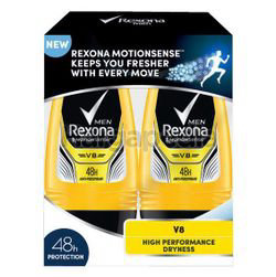 Rexona Men Deodorant Roll On V8 2x50ml Rexona Men Deodorant Roll On V8 2x50ml