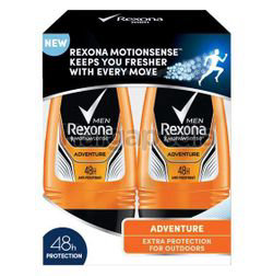 Rexona Men Deodorant Roll On Adventure 2x50ml Rexona Men Deodorant Roll On Adventure 2x50ml