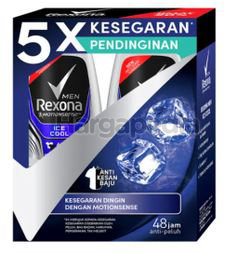 Rexona Men Deodorant Roll On Ice Cool 2x50ml Rexona Men Deodorant Roll On Ice Cool 2x50ml