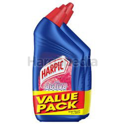 Harpic Active Cleaning Gel Wild Flower 2x500ml Harpic Active Cleaning Gel Wild Flower 2x500ml
