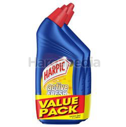 Harpic Active Cleaning Gel Lemon Zest 2x500ml Harpic Active Cleaning Gel Lemon Zest 2x500ml