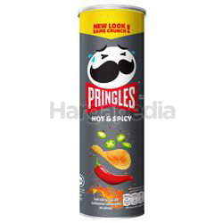 Pringles Potato Crisps Hot & Spicy 107gm Pringles Potato Crisps Hot & Spicy 107gm