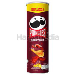 Pringles Potato Crisps Saucy BBQ 107gm Pringles Potato Crisps Saucy BBQ 107gm