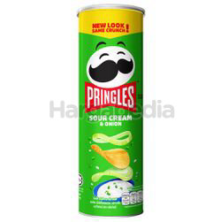 Pringles Potato Crisps Sour Cream & Onion 107gm Pringles Potato Crisps Sour Cream & Onion 107gm