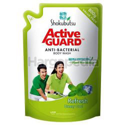 Shokubutsu Active Guard Anti-Bacterial Shower Foam Refill Refresh 800ml Shokubutsu Active Guard Anti-Bacterial Shower Foam Refill Refresh 800ml