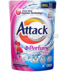 Attack Liquid Detergent Perfume Fruity Refill 1.4kg Attack Liquid Detergent Perfume Fruity Refill 1.4kg