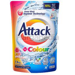 Attack Liquid Detergent Refill Colour 1.4kg Attack Liquid Detergent Refill Colour 1.4kg
