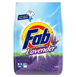 Fab Lavender Detergent Powder 3.3kg Fab Lavender Detergent Powder 3.3kg