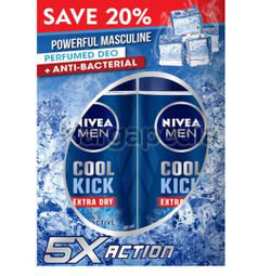 Nivea Men Deodorant Roll On Cool Kick 2x50ml Nivea Men Deodorant Roll On Cool Kick 2x50ml