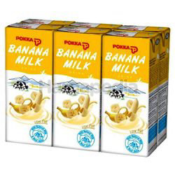 Pokka Banana Milk 6x250ml Pokka Banana Milk 6x250ml