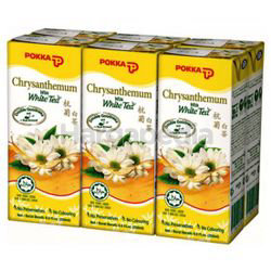 Pokka Chrysanthemum White Tea 6x250ml Pokka Chrysanthemum White Tea 6x250ml