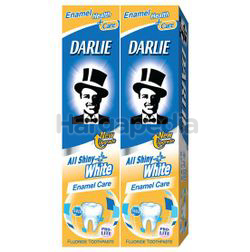 Darlie All Shiny White Enamel Care Toothpaste 2x140gm Darlie All Shiny White Enamel Care Toothpaste 2x140gm