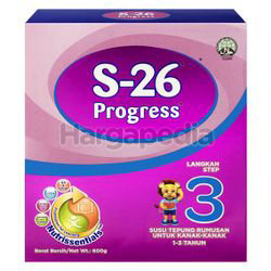 S-26 Progress Milk Powder 3 600gm S-26 Progress Milk Powder 3 600gm