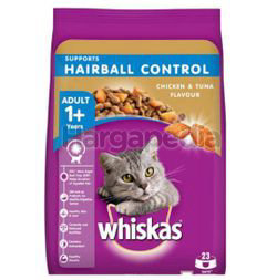 Whiskas Adult Dry Cat Food Hairball Control 3kg Whiskas Adult Dry Cat Food Hairball Control 3kg