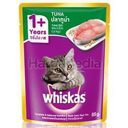 Whiskas 1+ Pouch Cat Food Tuna 85gm Whiskas 1+ Pouch Cat Food Tuna 85gm