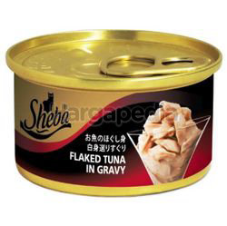 Sheba Cat Food Flaked Tuna in Gravy 85gm Sheba Cat Food Flaked Tuna in Gravy 85gm