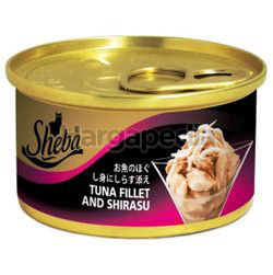 Sheba Cat Food Tuna Fillet & Shirasu 85gm Sheba Cat Food Tuna Fillet & Shirasu 85gm