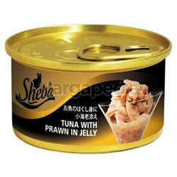 Sheba Cat Food Tuna with Prawn in Jelly 85gm Sheba Cat Food Tuna with Prawn in Jelly 85gm
