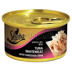 Sheba Cat Food Tuna Whitemeat with Shredded Crab 85gm Sheba Cat Food Tuna Whitemeat with Shredded Crab 85gm