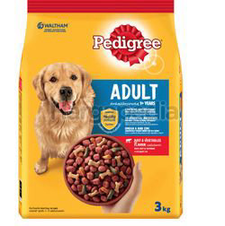 Pedigree Dry Dog Food Beef & Vegetable 3kg Pedigree Dry Dog Food Beef & Vegetable 3kg
