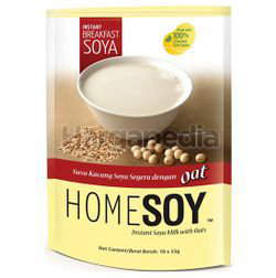HomeSoy Instant Soya Milk Oats 10x33gm HomeSoy Instant Soya Milk Oats 10x33gm