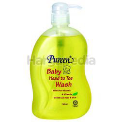 Pureen Baby Head To Toe Wash 750ml Pureen Baby Head To Toe Wash 750ml