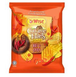 Wise Cottage Fries Potato Chips Hot & Spicy 65gm Wise Cottage Fries Potato Chips Hot & Spicy 65gm