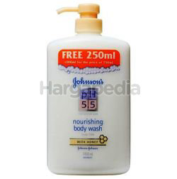 Johnson's pH5.5 Nourishing Body Wash Honey 1lit Johnson's pH5.5 Nourishing Body Wash Honey 1lit