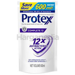 Protex Shower Cream Refill Complete 12 600ml Protex Shower Cream Refill Complete 12 600ml