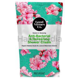 Good Virtues Co Anti Bacterial & Refreshing Shower Cream Refill 550ml Good Virtues Co Anti Bacterial & Refreshing Shower Cream Refill 550ml