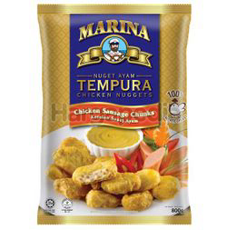 Marina Tempura Chicken Nuggets Chicken Sausage Chunks 800gm Marina Tempura Chicken Nuggets Chicken Sausage Chunks 800gm