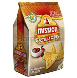 Mission Tortilla Chips Hot & Spicy 170gm Mission Tortilla Chips Hot & Spicy 170gm