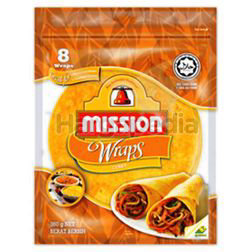 Mission Wraps 8 Wraps Curry 360gm Mission Wraps 8 Wraps Curry 360gm