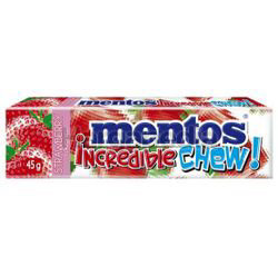 Mentos Incredible Chew Strawberry 45gm Mentos Incredible Chew Strawberry 45gm