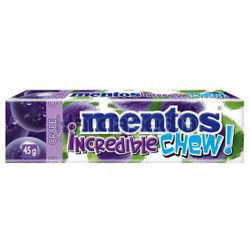 Mentos Incredible Chew Grape 45gm Mentos Incredible Chew Grape 45gm