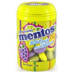 Mentos Bottle Sour Mix 120gm Mentos Bottle Sour Mix 120gm