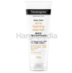 Neutrogena Deep Clean Acne Foaming Cleanser 100gm Neutrogena Deep Clean Acne Foaming Cleanser 100gm