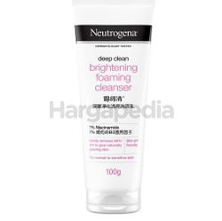 Neutrogena Deep Clean Brightening Foaming Cleanser 100gm Neutrogena Deep Clean Brightening Foaming Cleanser 100gm