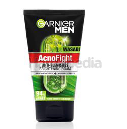 Garnier Men Acno Fight Wasabi Brightening Foam 100ml Garnier Men Acno Fight Wasabi Brightening Foam 100ml