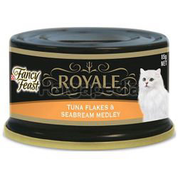 Fancy Feast Royale Tuna Flakes & Seabream Medley 85gm Fancy Feast Royale Tuna Flakes & Seabream Medley 85gm