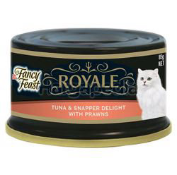 Fancy Feast Royale Tuna & Snapper Delight with Prawns 85gm Fancy Feast Royale Tuna & Snapper Delight with Prawns 85gm