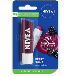 Nivea Blackberry Shine Caring Lip Balm 4.8gm Nivea Blackberry Shine Caring Lip Balm 4.8gm