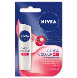 Nivea Care & Colour Red Caring Lip Balm 4.8gm Nivea Care & Colour Red Caring Lip Balm 4.8gm