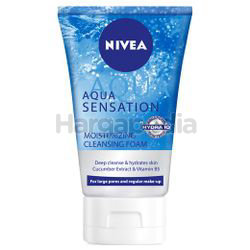 Nivea Aqua Sensation Moisturizing Cleansing Foam 100gm Nivea Aqua Sensation Moisturizing Cleansing Foam 100gm