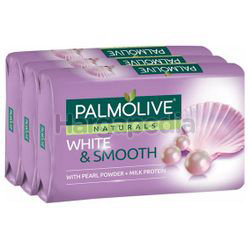 Palmolive Naturals Bath Soap White & Smooth 3x80gm Palmolive Naturals Bath Soap White & Smooth 3x80gm
